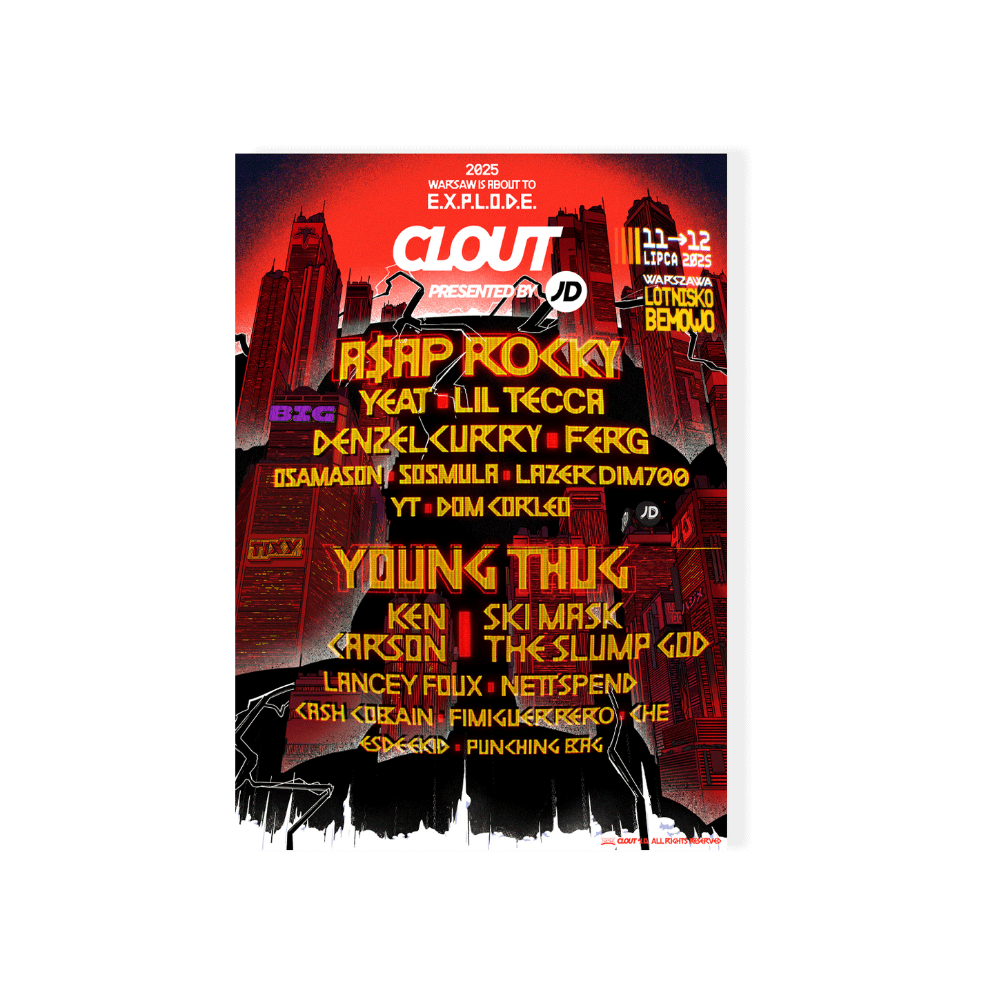 PLAKAT CLOUT LINEUP