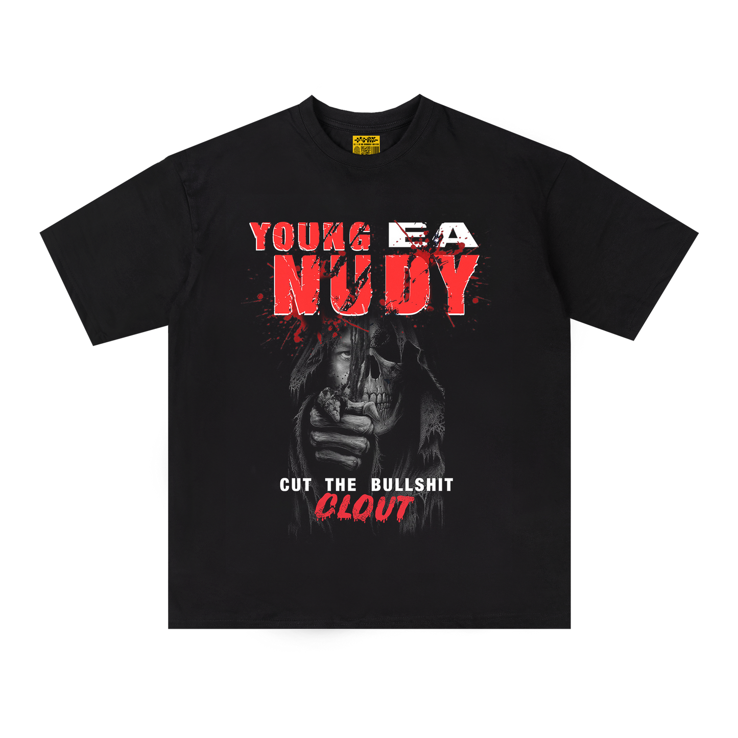 YOUNG NUDY X CLOUT EA TEE